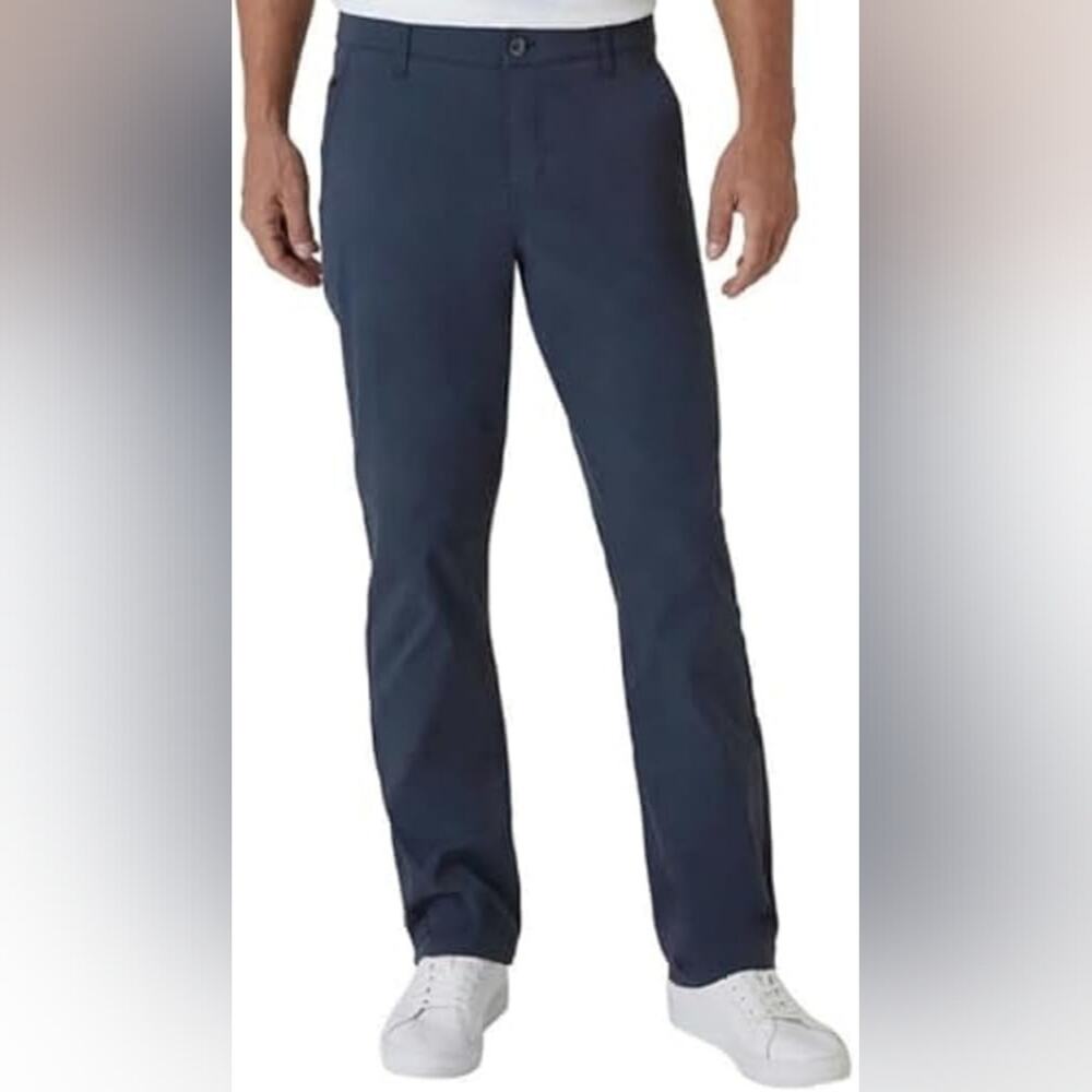 Weatherproof  Men's Performance Weather Flex Tech Pants Navy 38x32 Chino